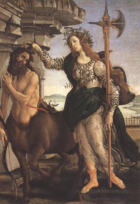 Sandro Botticelli Pallas and the Centaur (mk36) china oil painting image